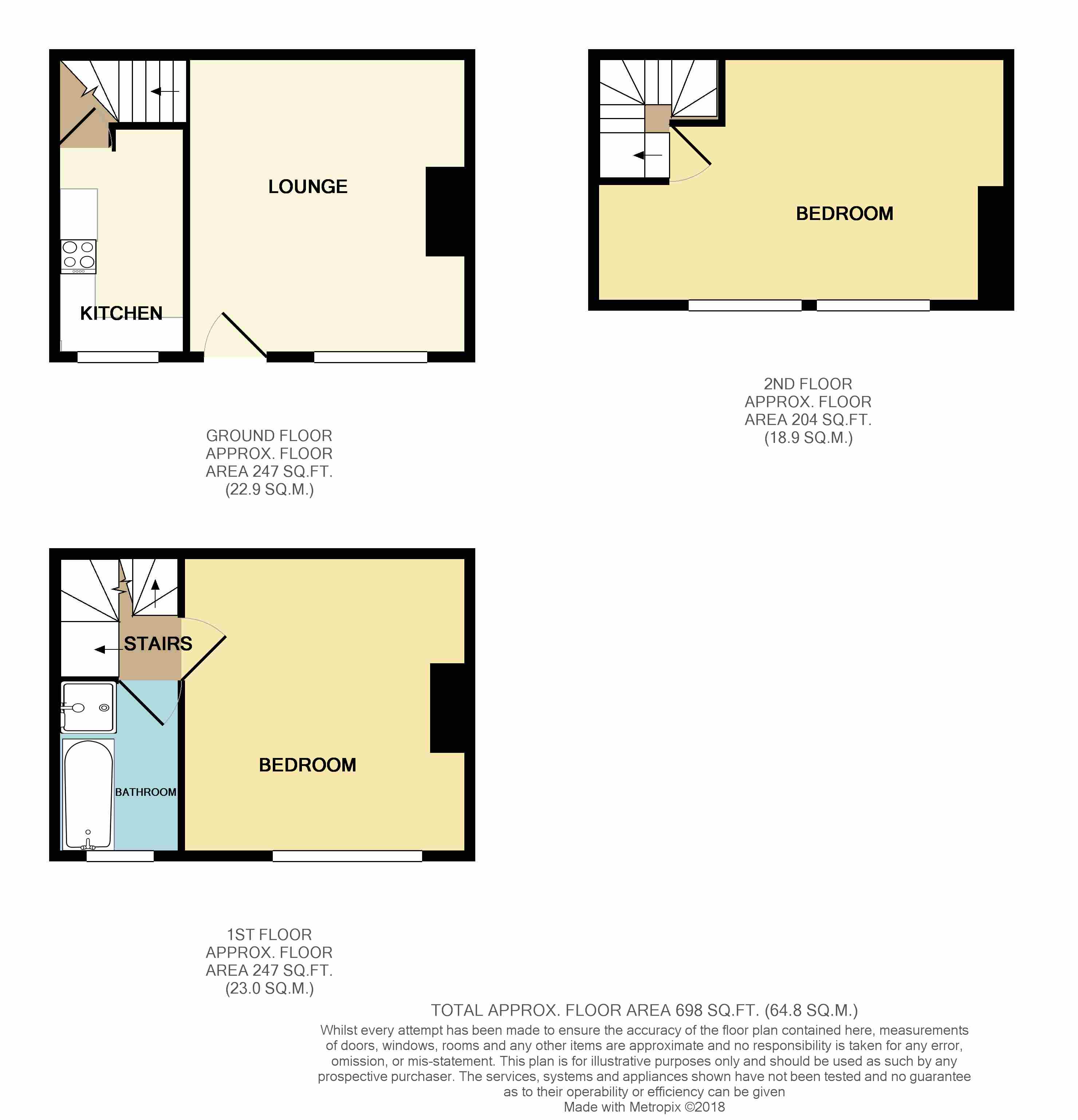 2 Bedrooms Terraced house for sale in Park Mount, Armley, Leeds LS12