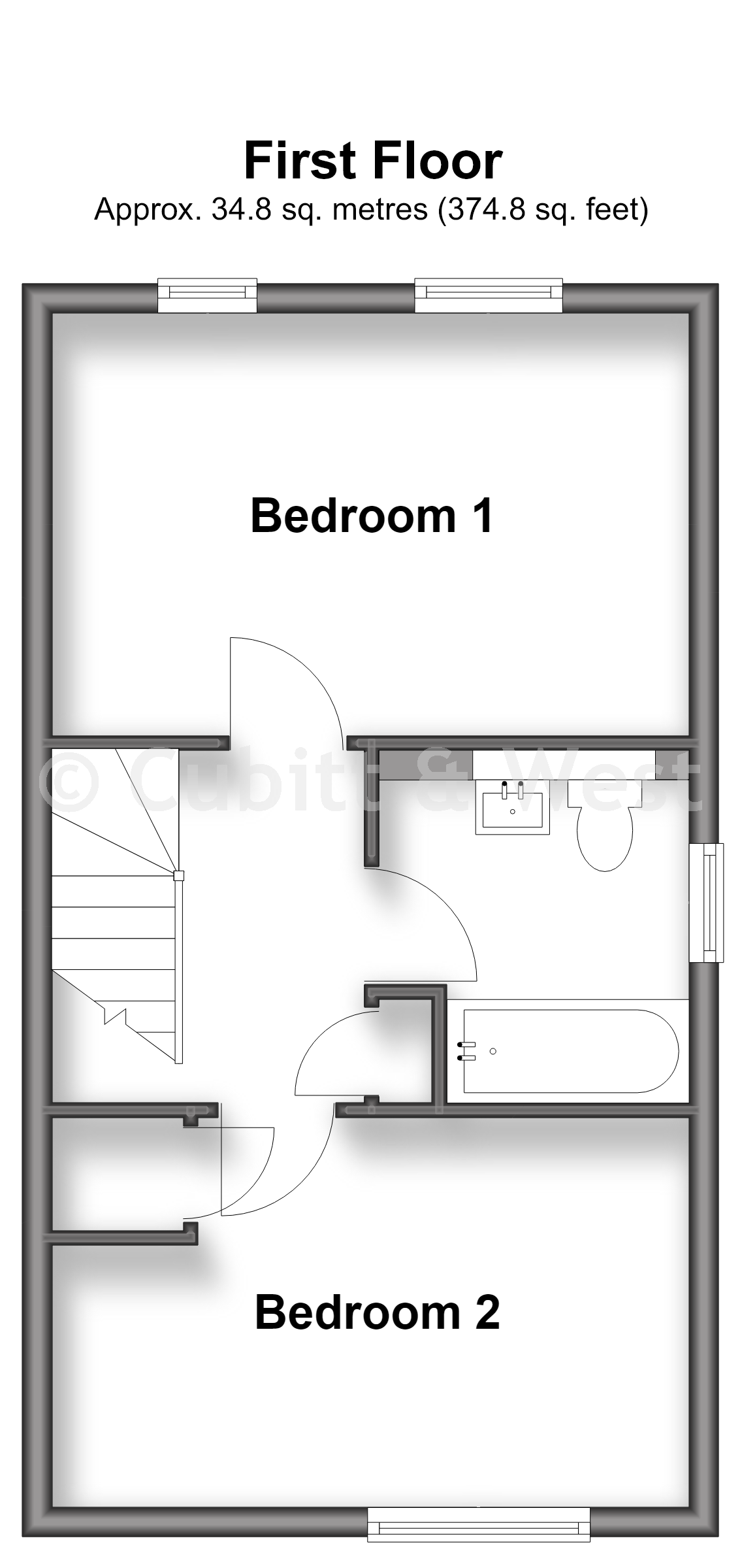11, Mountain Street, Crawley floorplan