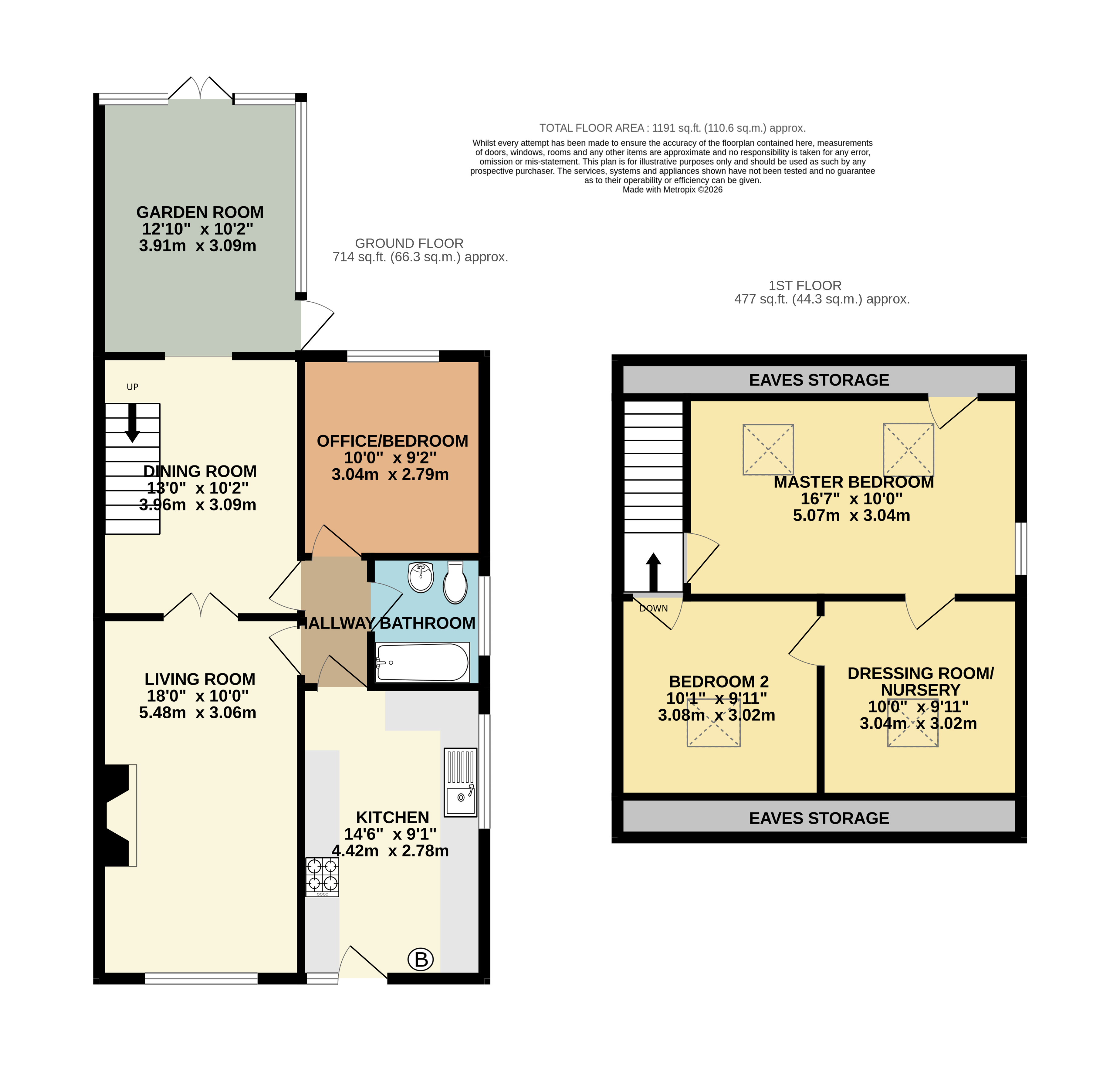66, Cherry Wood Crescent, York floorplan