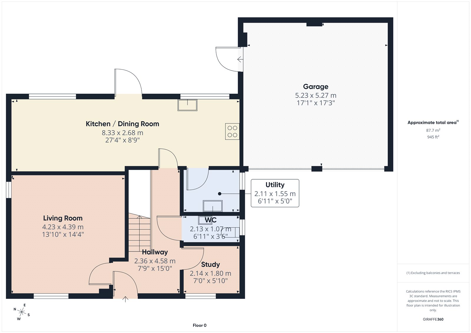 14, Compton Drive, Weston-Super-Mare floorplan