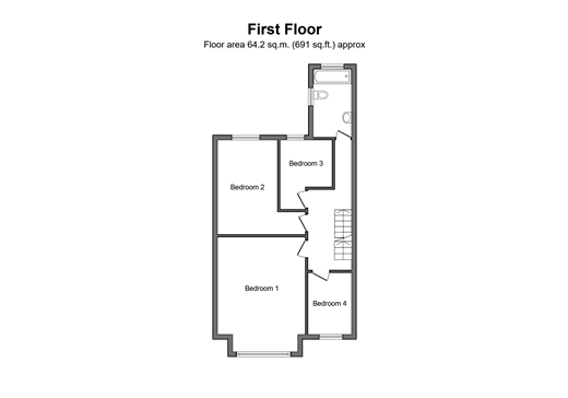 Wellesley Road, Ilford floorplan