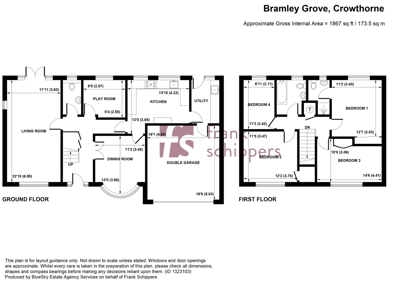 21, Bramley Grove, Crowthorne floorplan