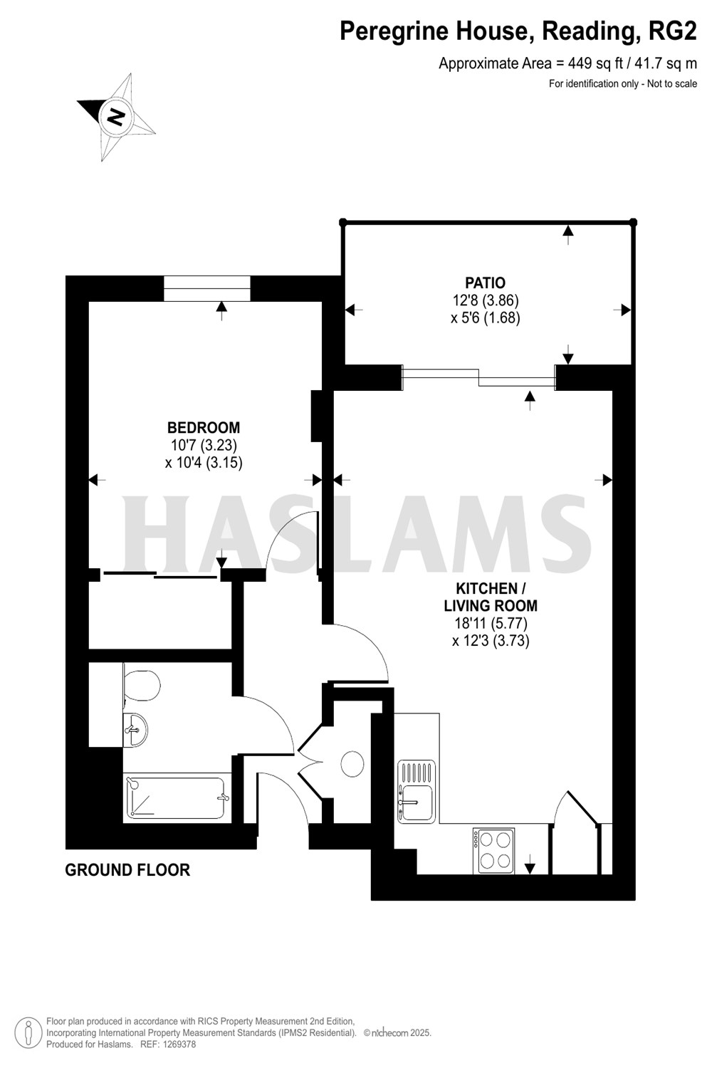 4, Peregrine House, Reading floorplan