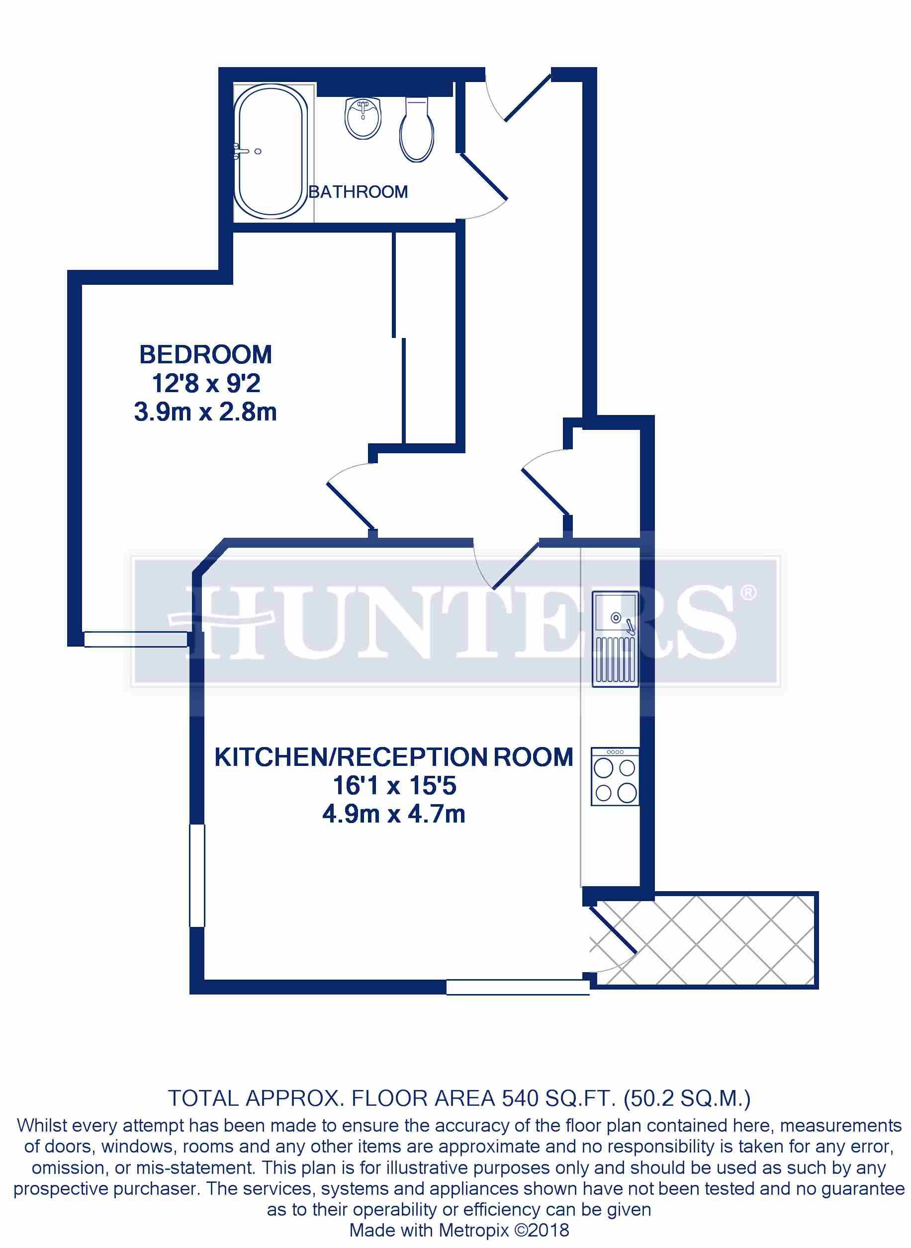 1 Bedrooms Flat to rent in Market Road, London N7