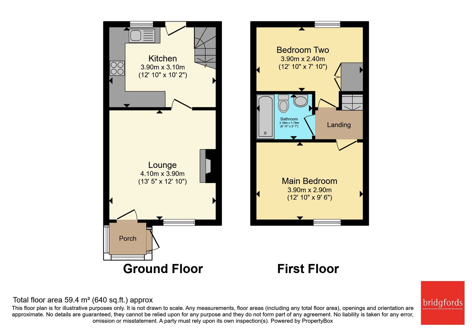 The Old Post Office, 5A, New Road, High Peak floorplan