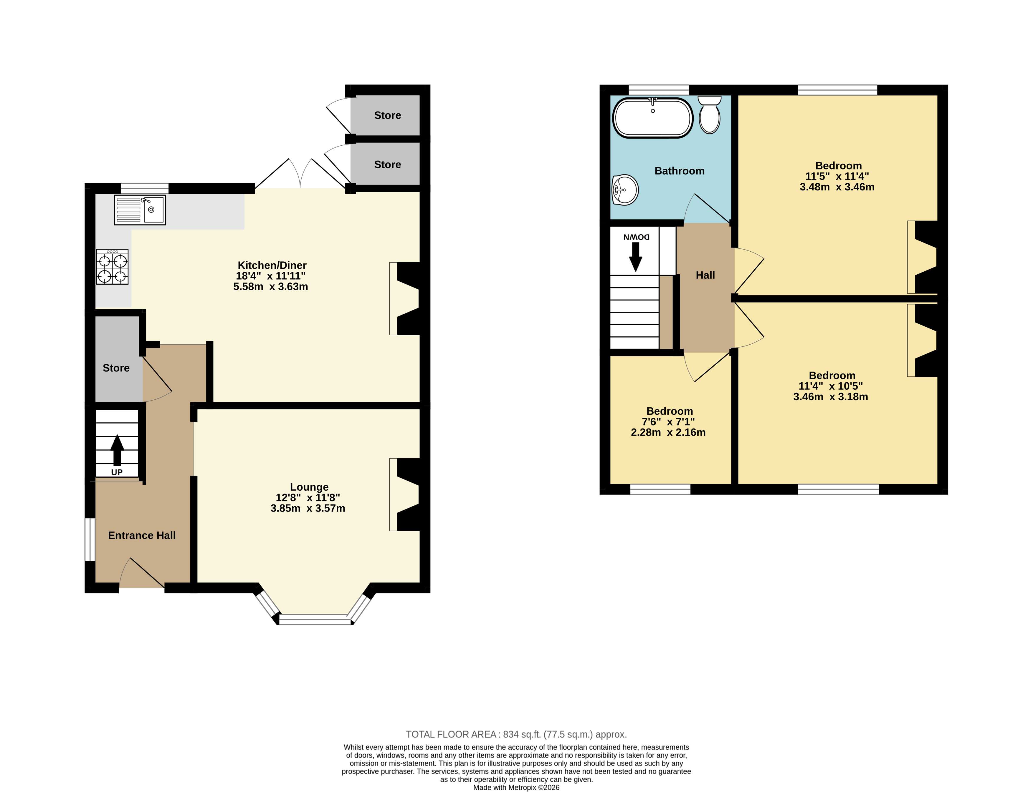 Christopher Row, Sittingbourne floorplan