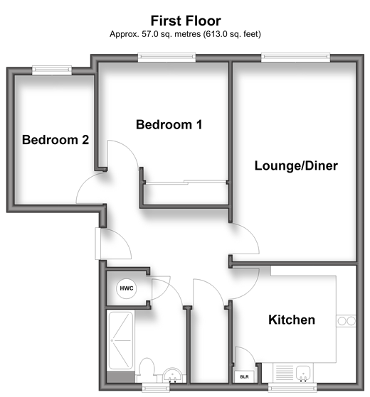 Lyons Crescent, Tonbridge floorplan