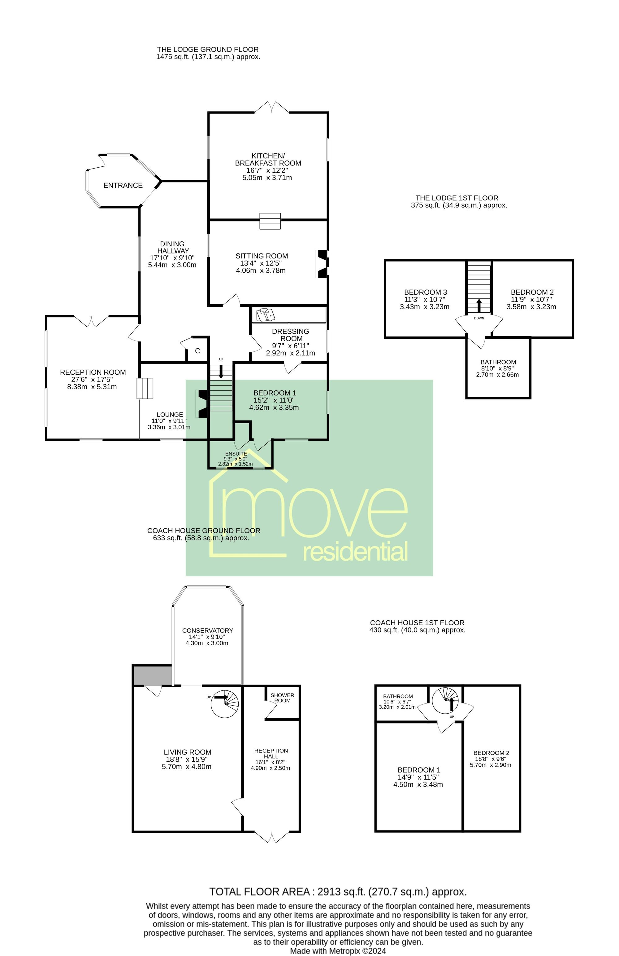 Lydiate Lodge, Neston floorplan