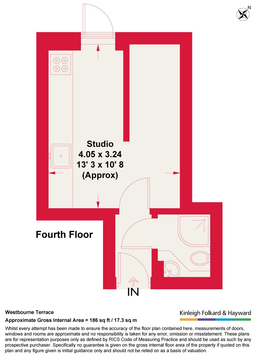 Flat 19, 24, Westbourne Terrace, London floorplan
