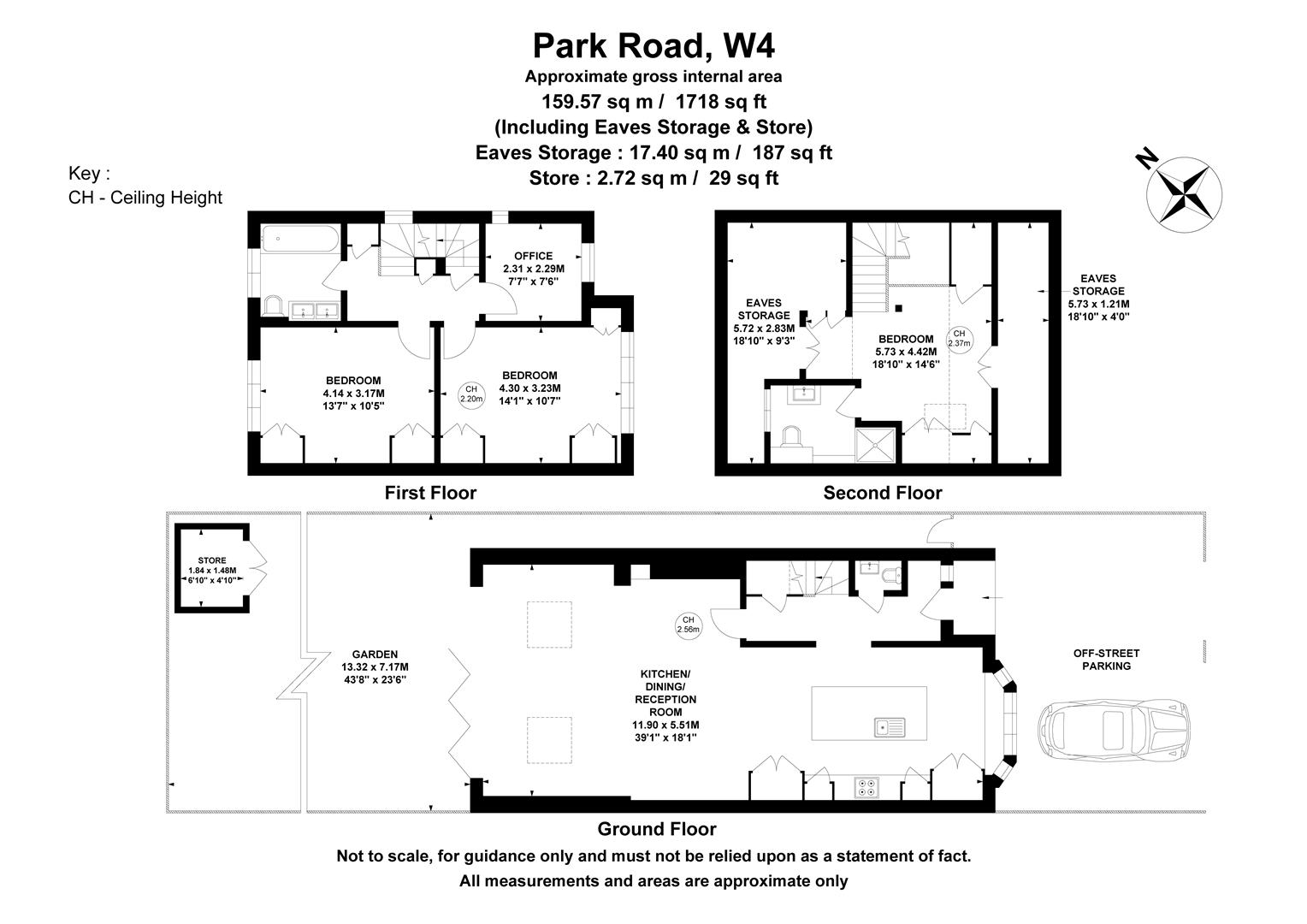 126, Park Road, Chiswick floorplan