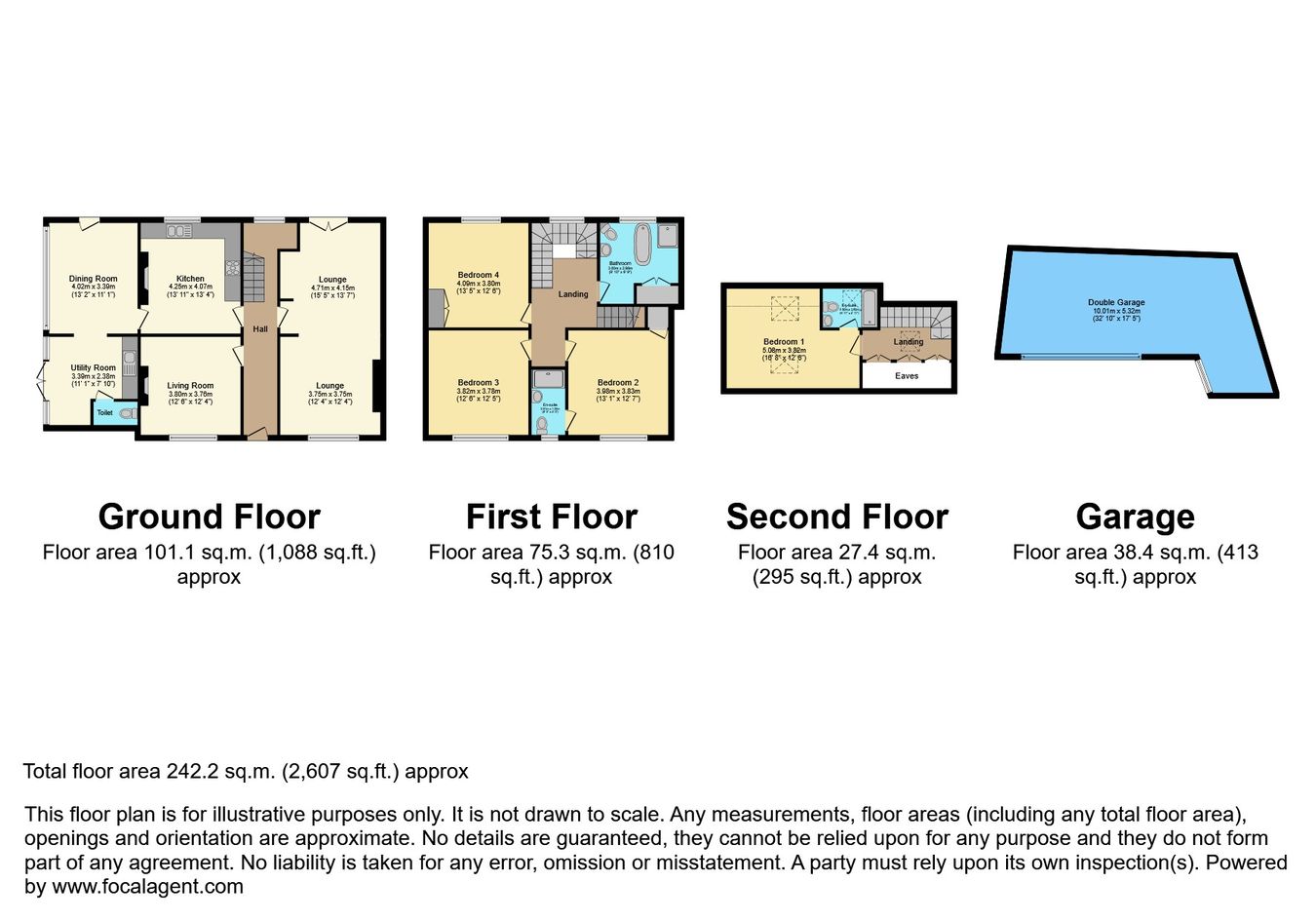 Crown House, Crown House, Gleaston, Ulverston floorplan