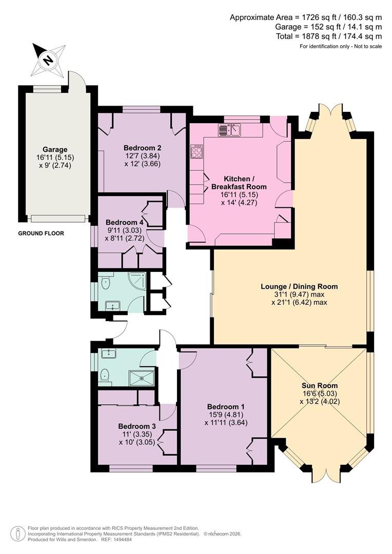 Waiheke,, Woodland Drive, East Horsley floorplan
