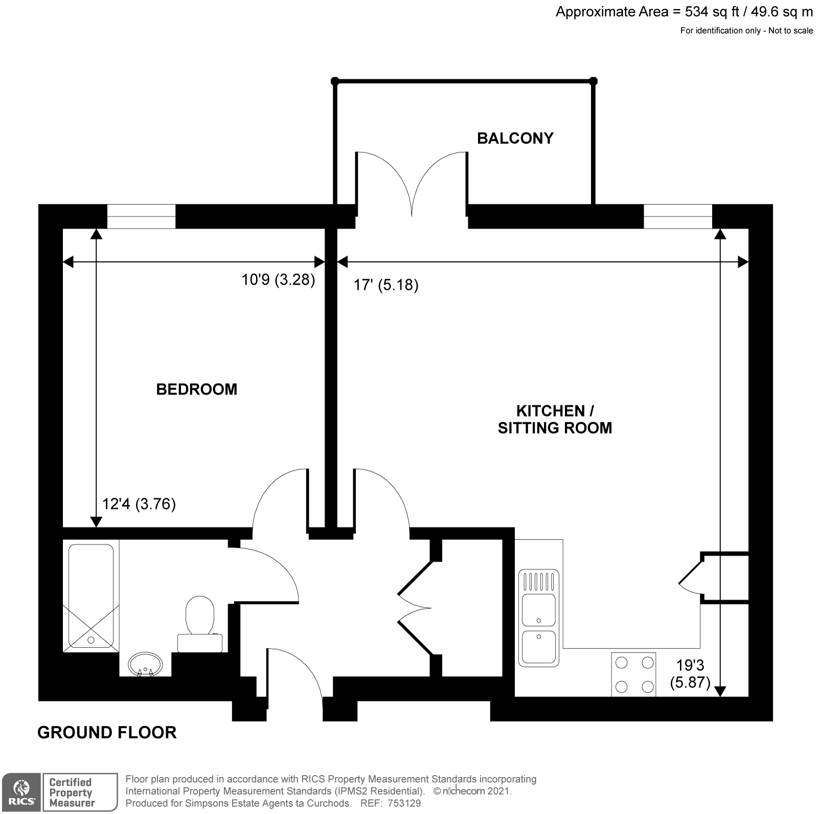 Hawker Drive, Addlestone KT15, 1 bedroom flat for sale 61611900