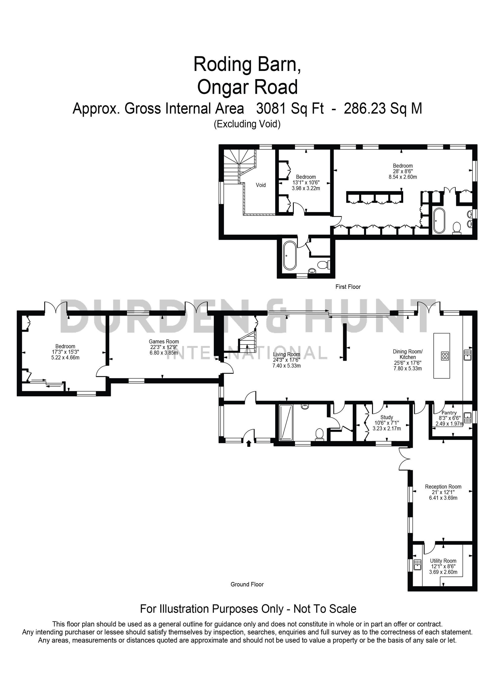 Roding Barn Ongar Road, Brentwood floorplan
