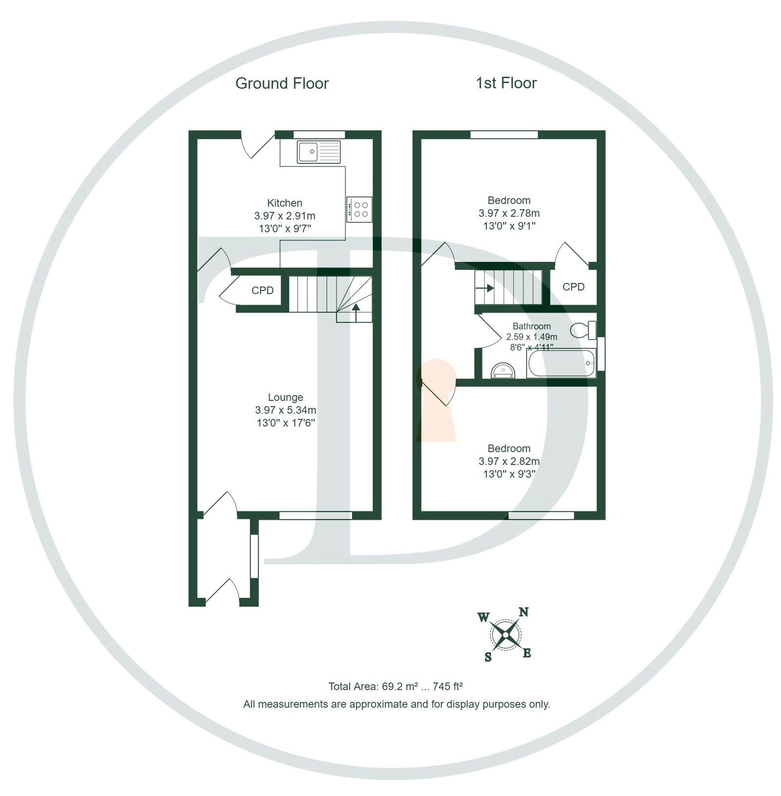 10, Conifer Close, Ellesmere Port floorplan