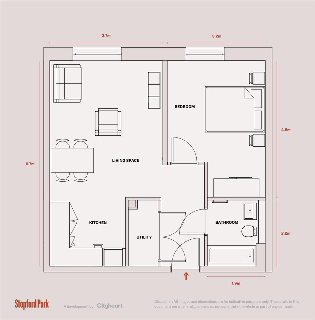 Bosden, Plot B, Stopford Park, Stockport floorplan