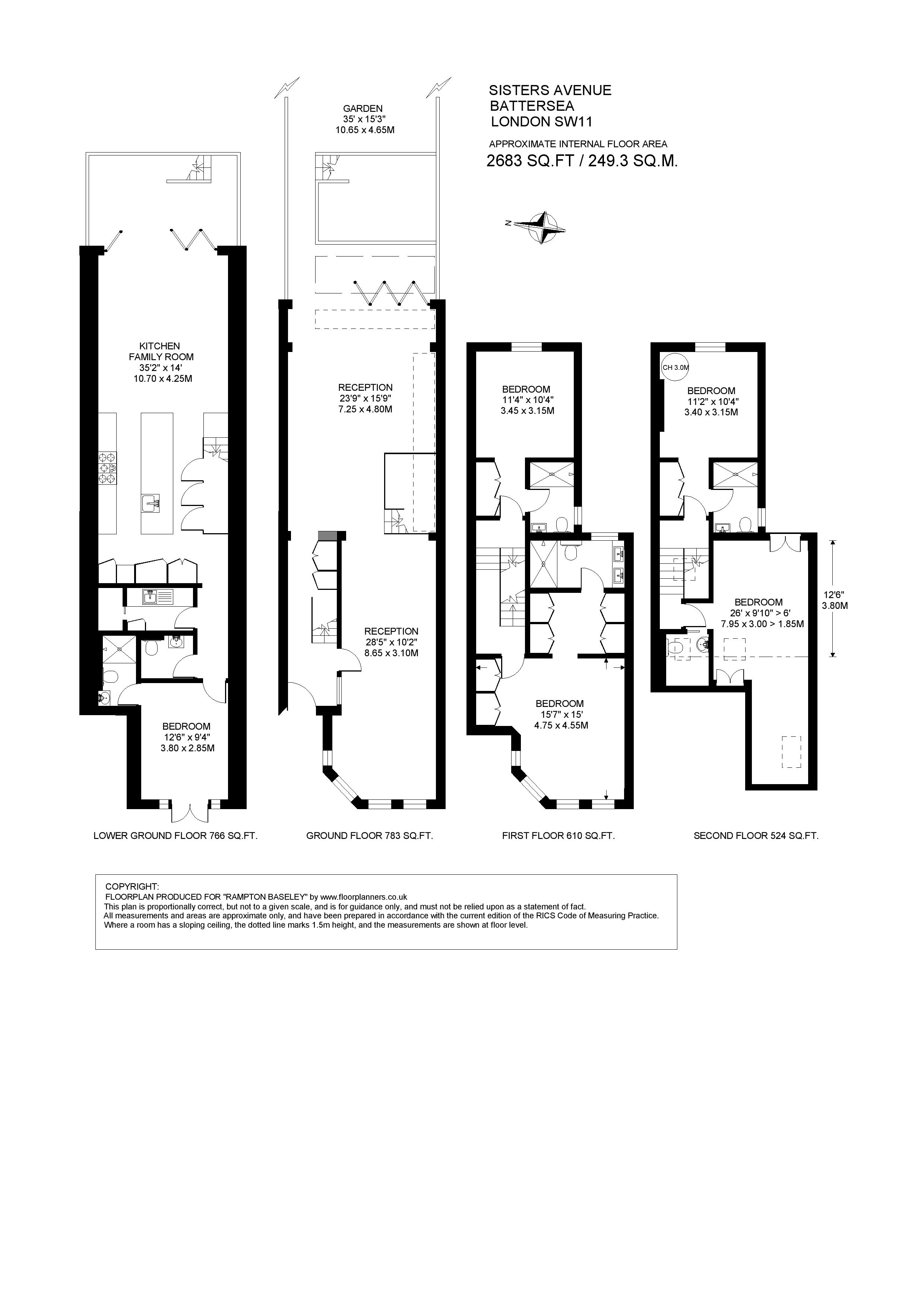 53, Sisters Avenue, London floorplan