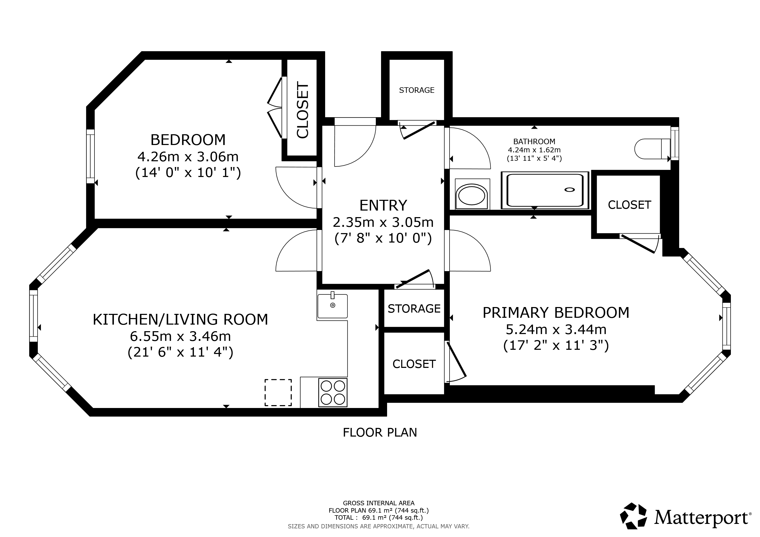 3/1, 9, Trefoil Avenue, Glasgow floorplan