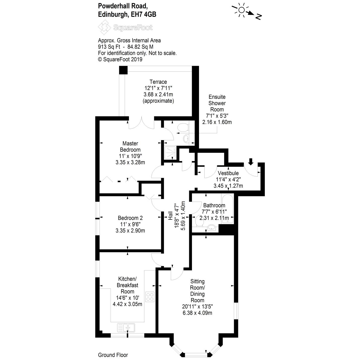 2 Bedrooms Flat for sale in 16/1 Powderhall Road, Broughton EH7