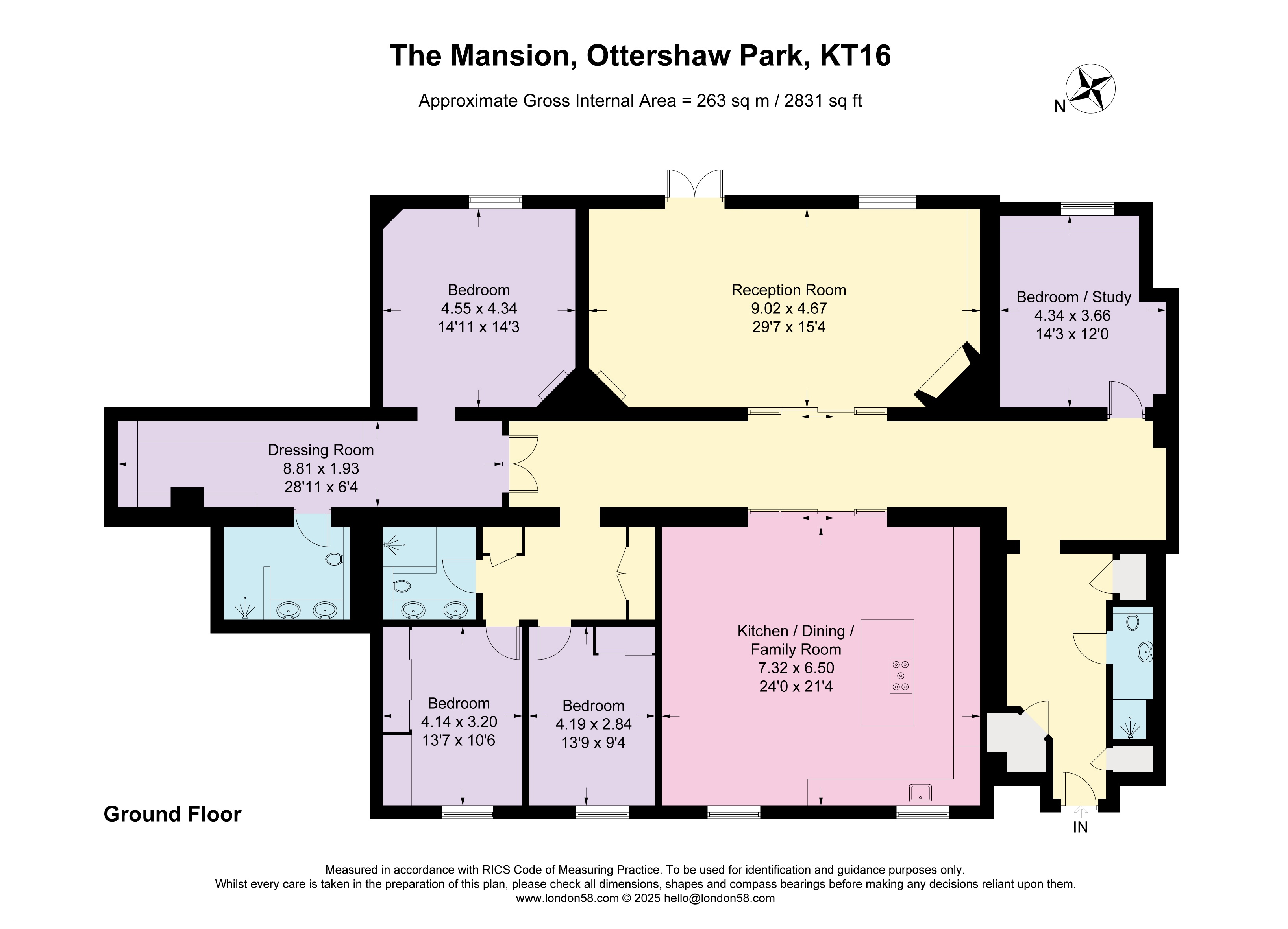Ottershaw Park, Chertsey floorplan