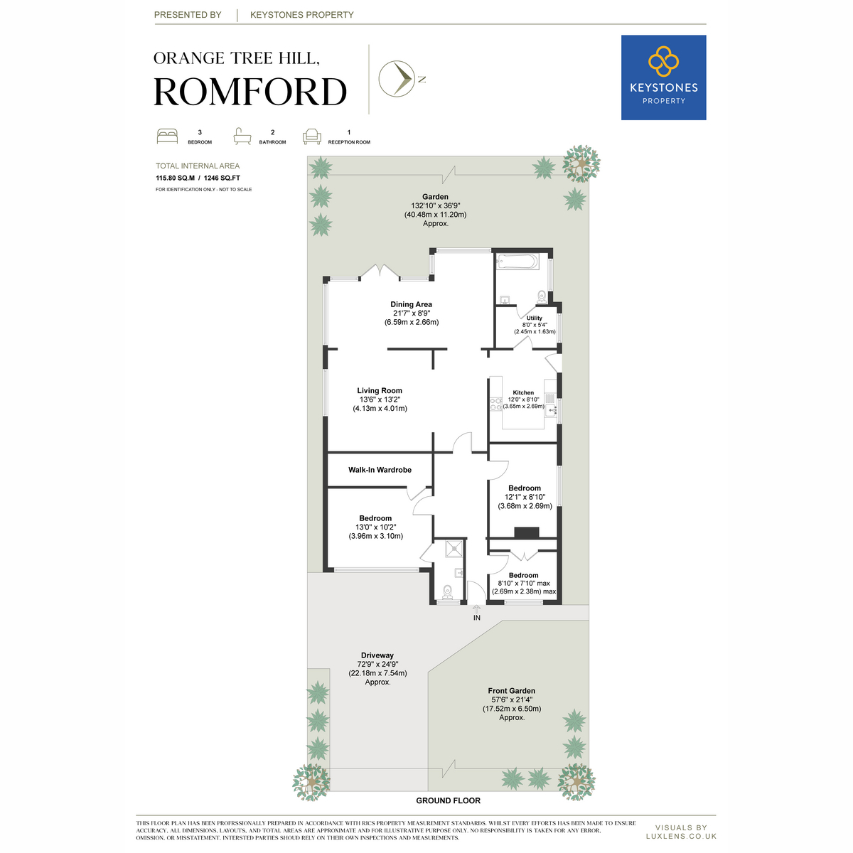 Rosemount, 62, Orange Tree Hill, Romford floorplan