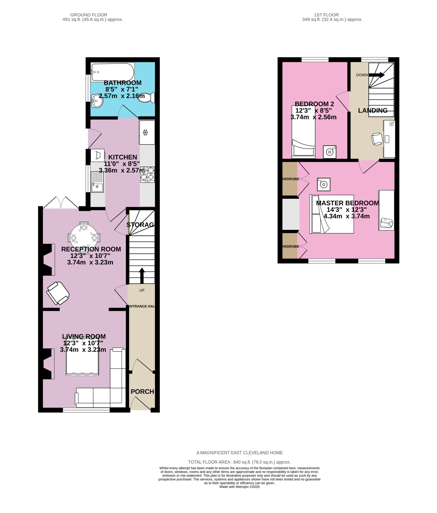 Boosbeck Road, Saltburn-by-the-Sea floorplan