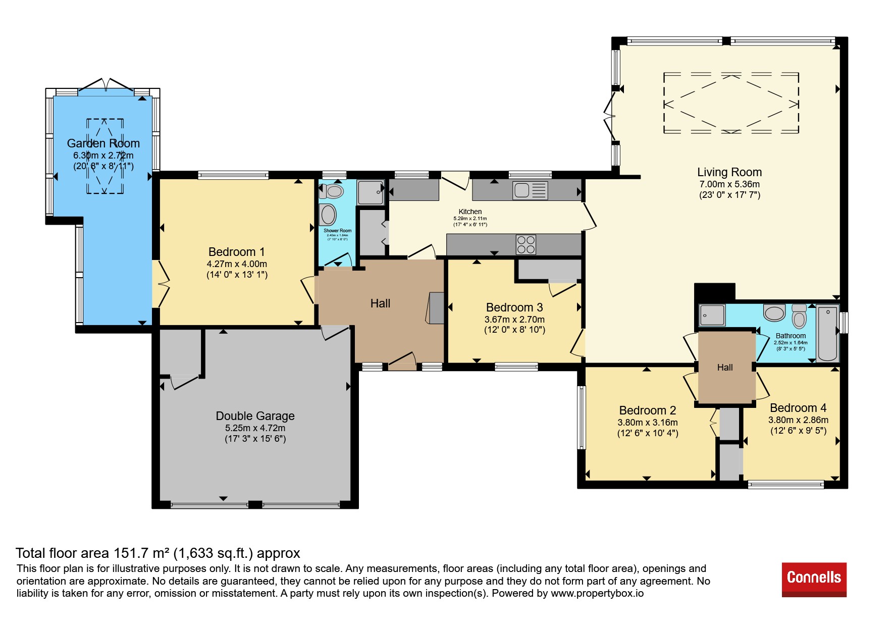 2, Hunt Close, Warwick floorplan