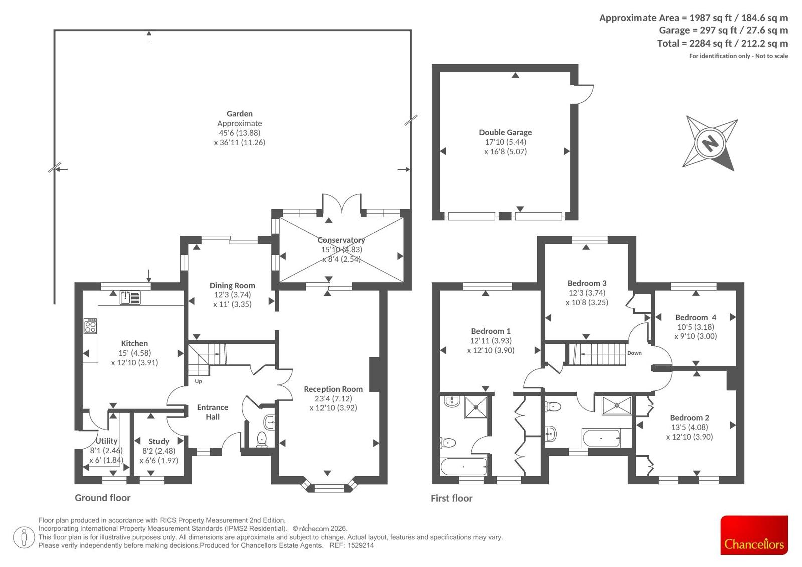 1, Hodgson Close, Bicester floorplan