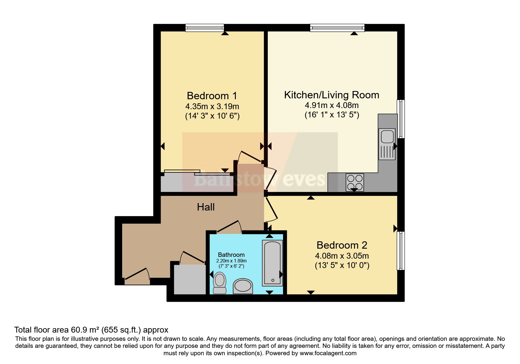 31, Cherrydown East, Essex floorplan