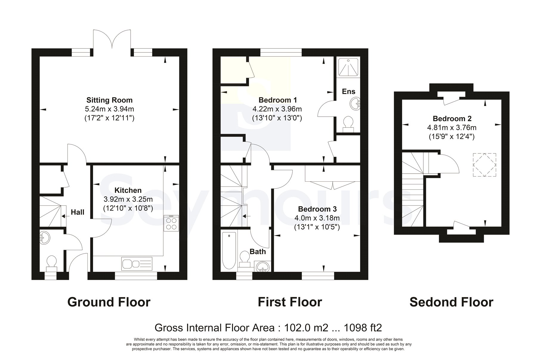 9, Orchard Close, Surrey floorplan
