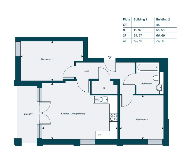 Stretford, Manchester floorplan