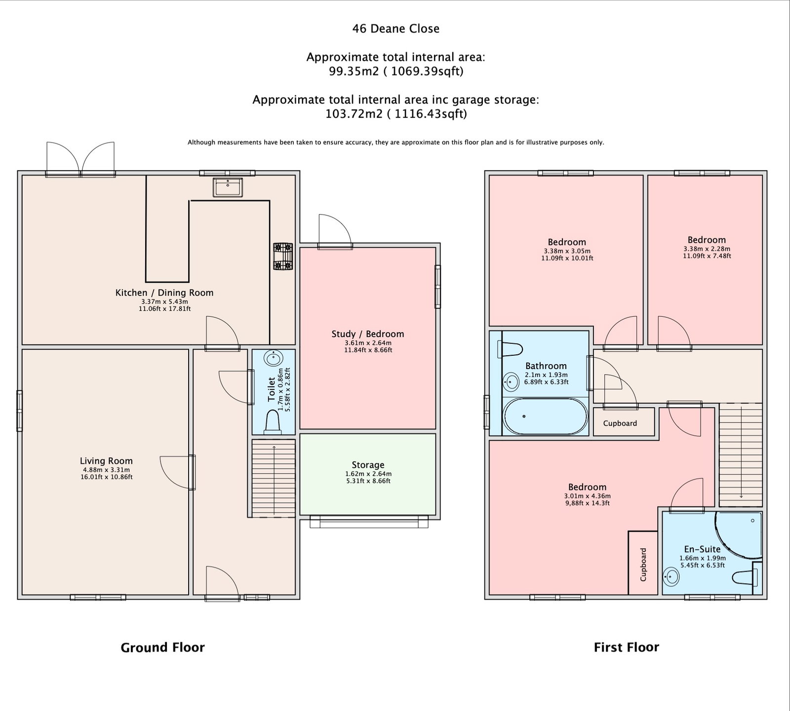 Deane Close, Sittingbourne floorplan