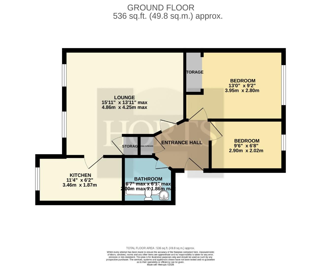 63, Scholars Court, Northampton floorplan