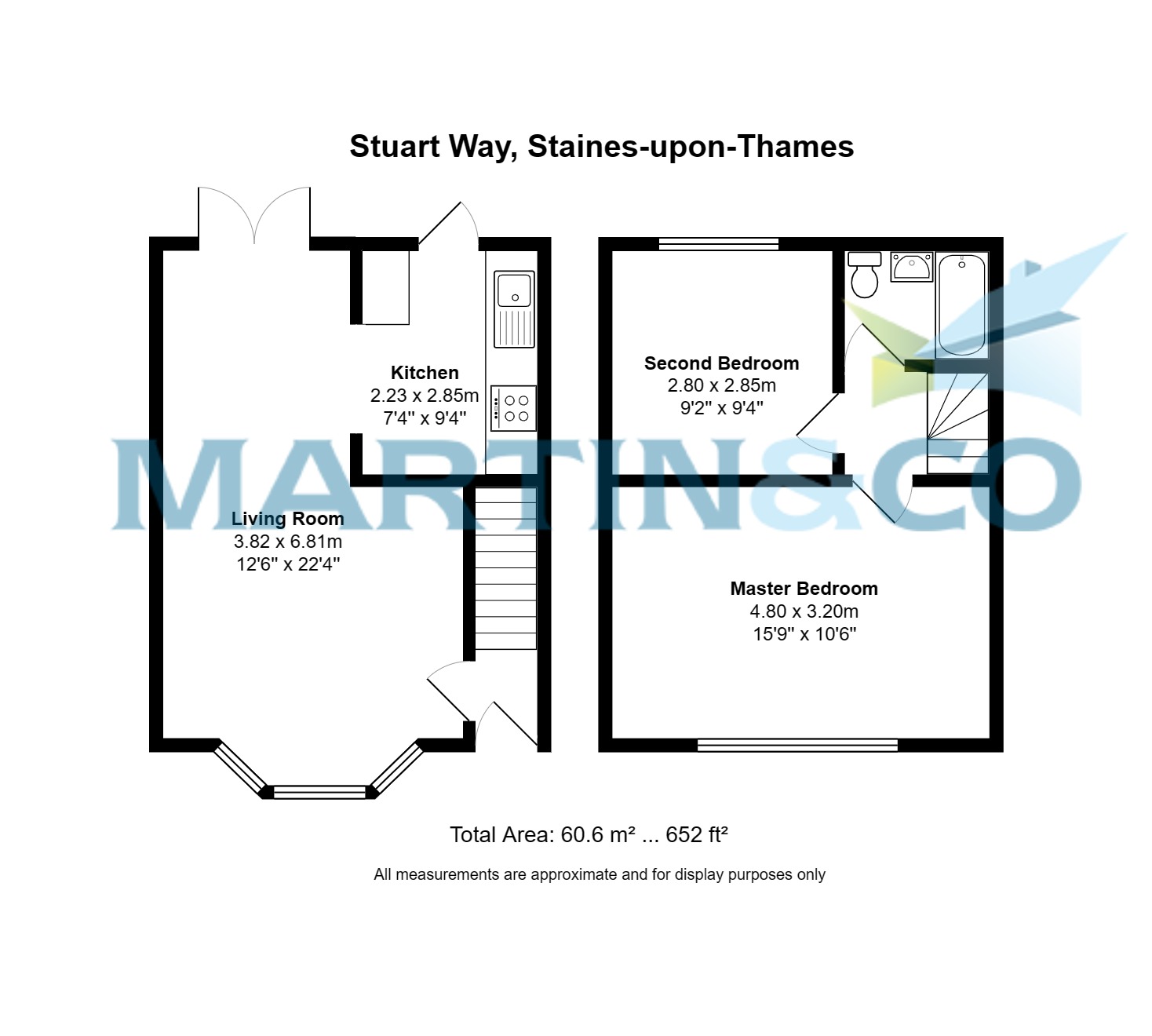 4, Stuart Way, Staines-upon-thames floorplan