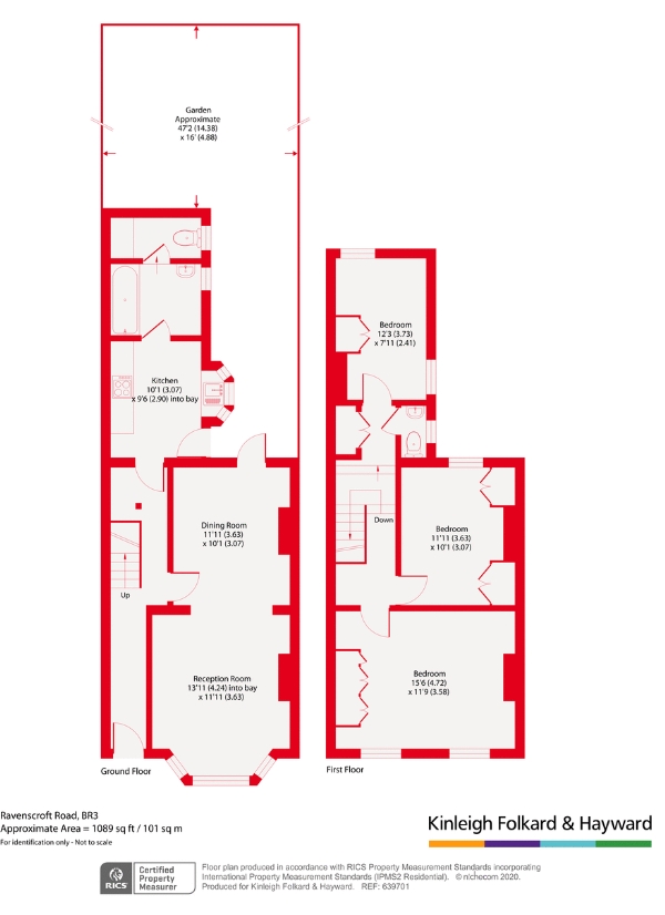 133, Ravenscroft Road, Beckenham floorplan