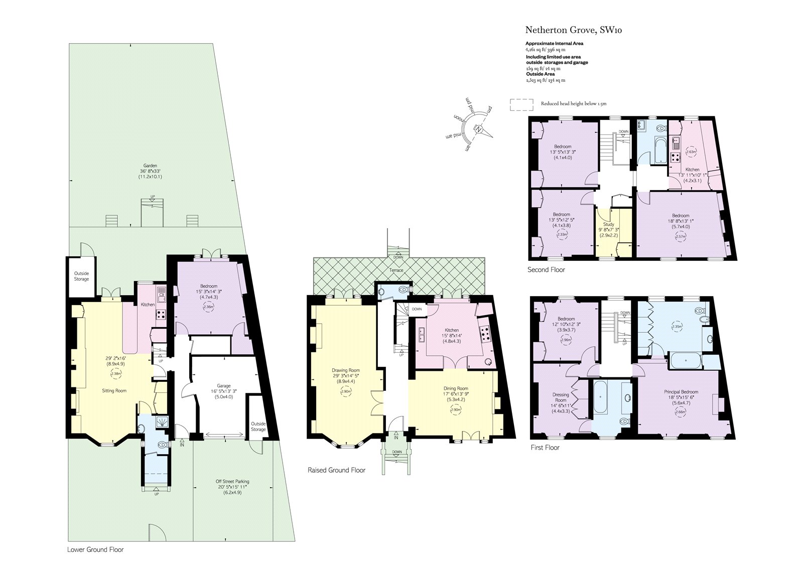 1, Netherton Grove, London floorplan