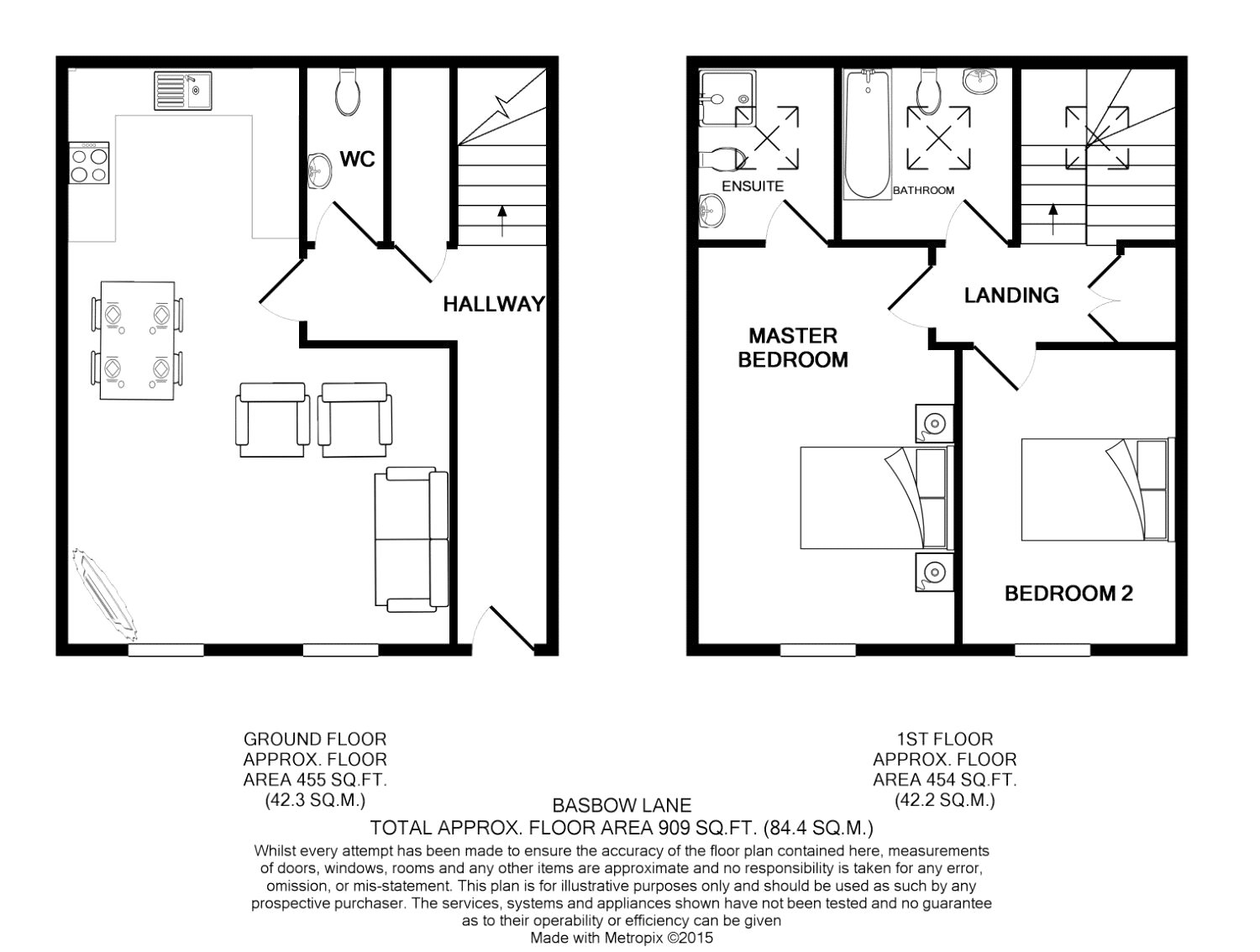 2 Bedrooms Terraced house to rent in King Street Mews, Basbow Lane, Bishop's Stortford CM23