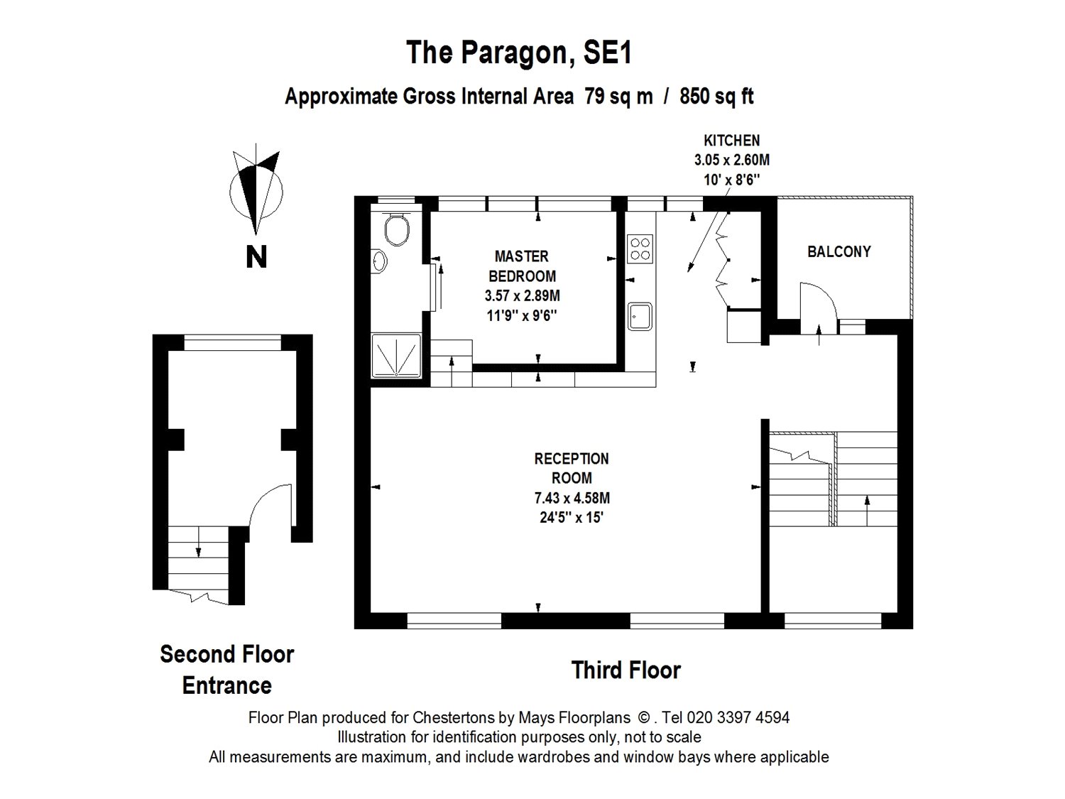 1 Bedrooms Flat to rent in The Paragon, 43 Searles Road, Tower Bridge, London SE1