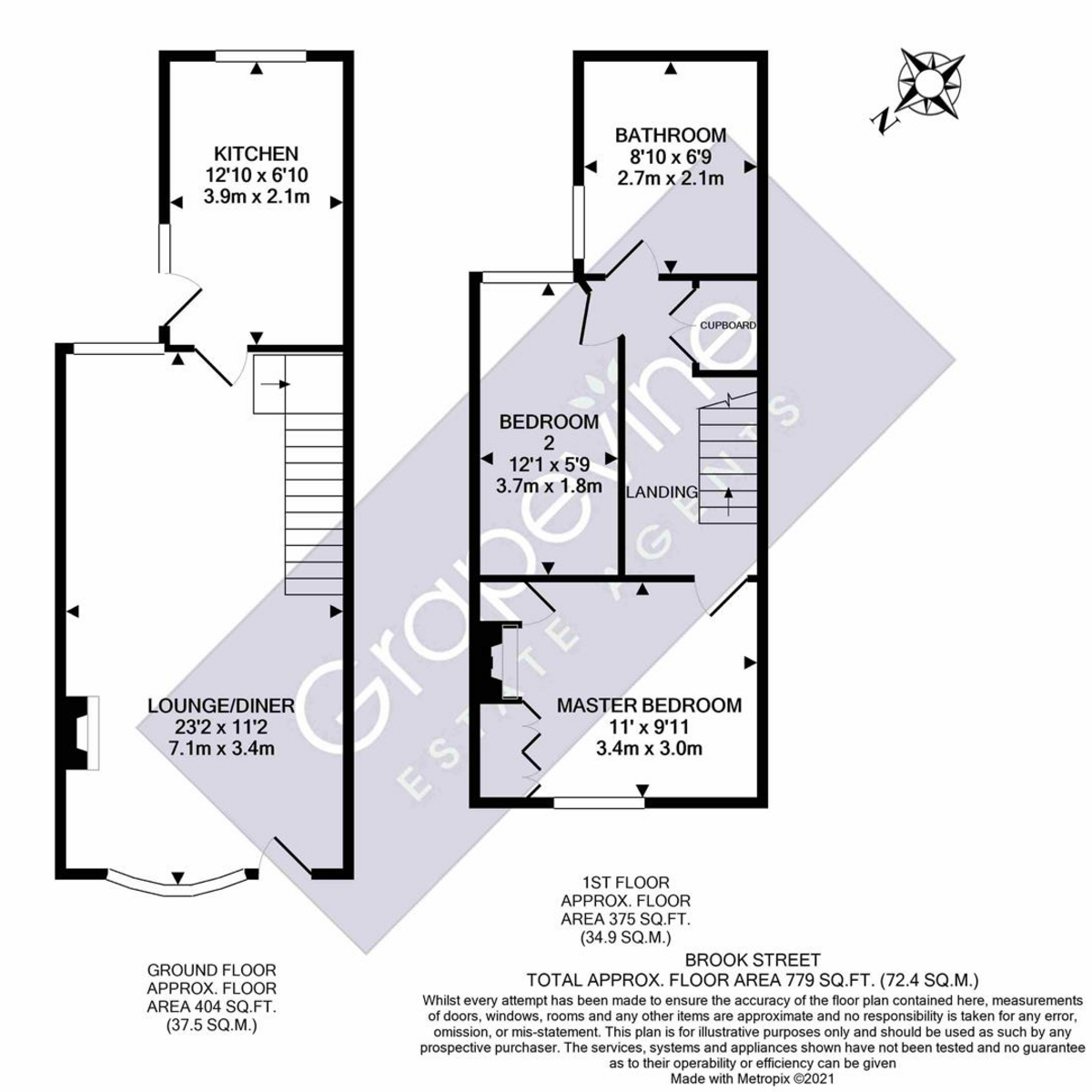 38, Brook Street, Reading floorplan