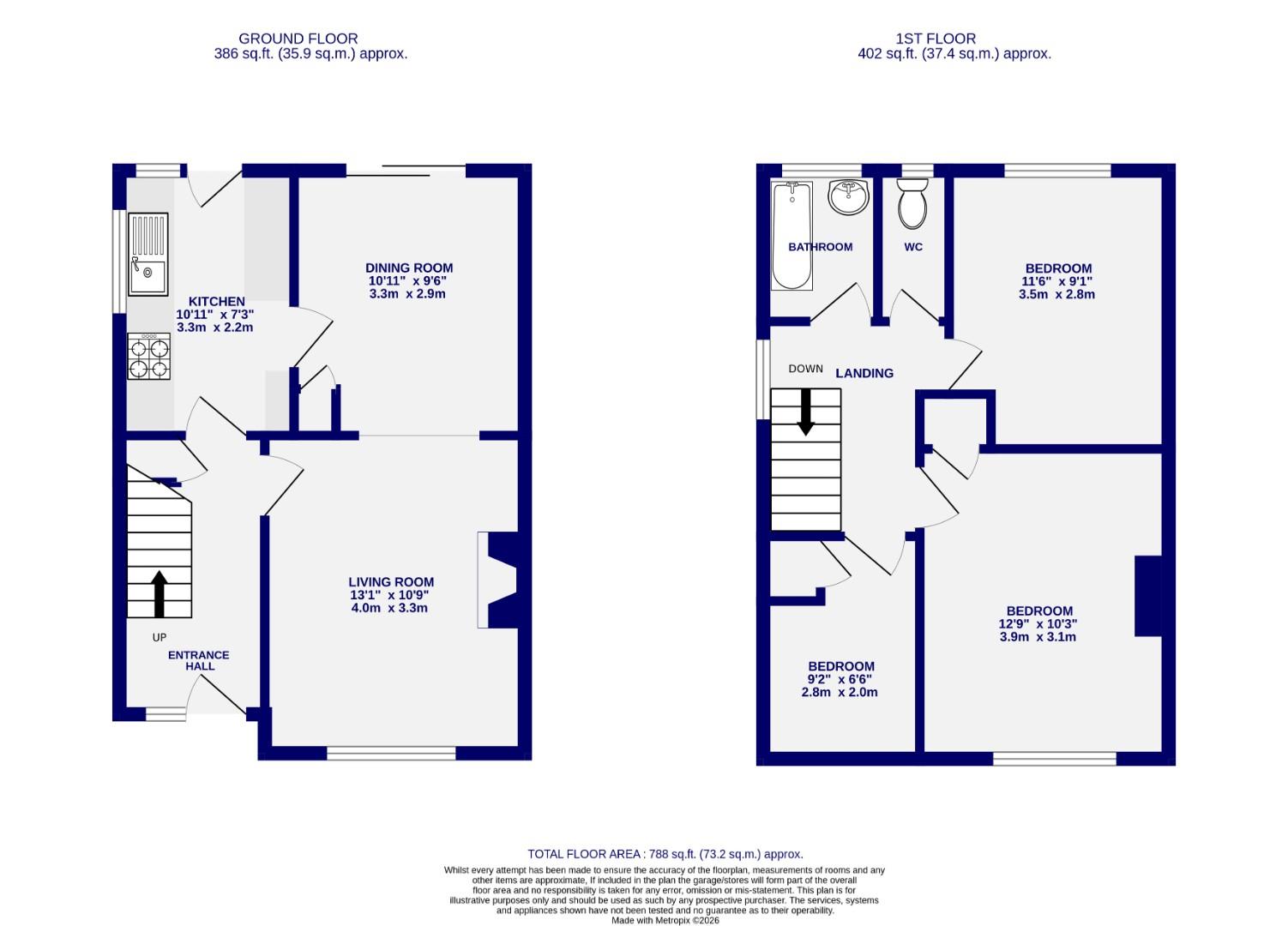 38, Lowfield Drive, York floorplan