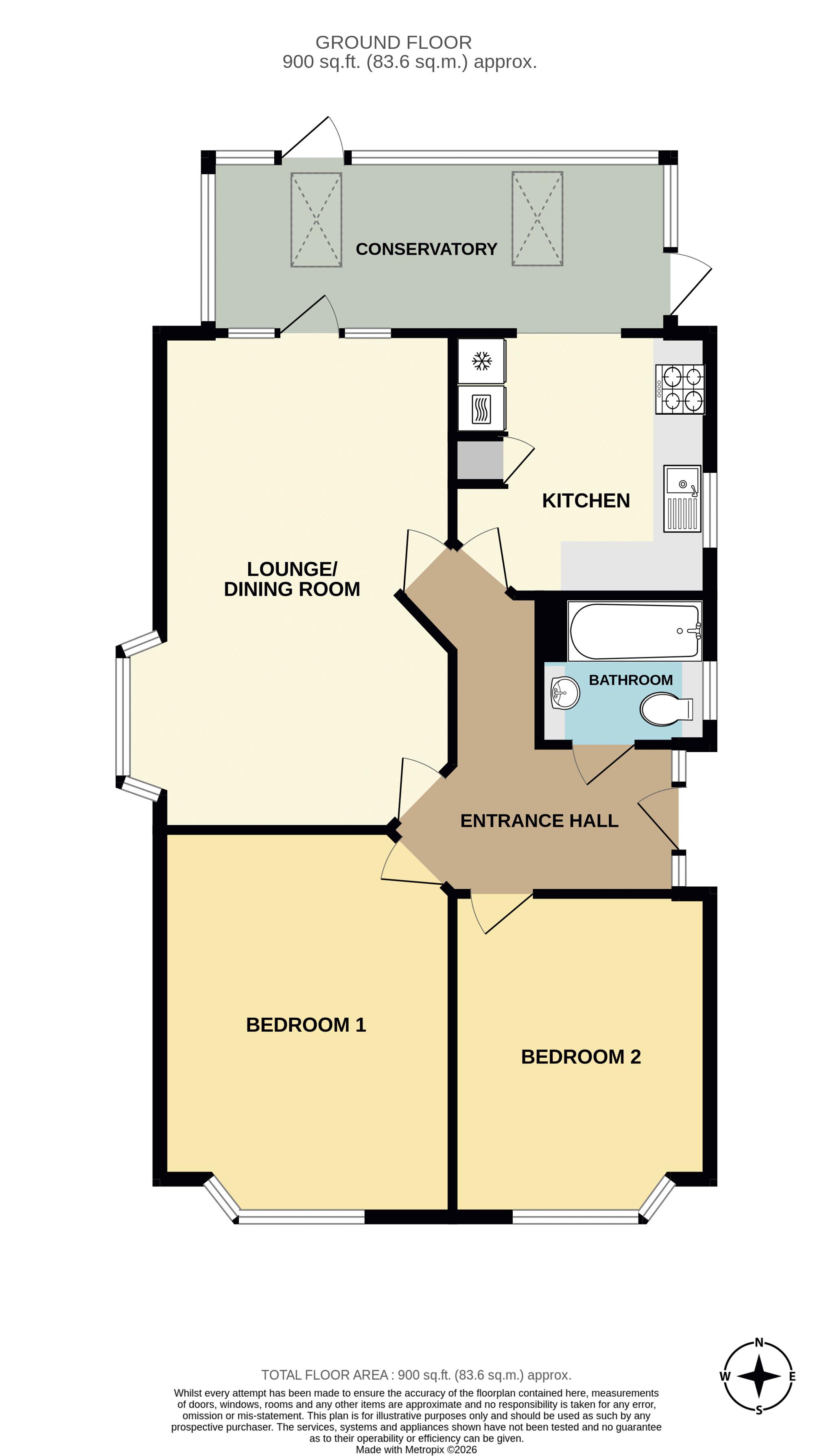 Farm Road, Weston-Super-Mare floorplan