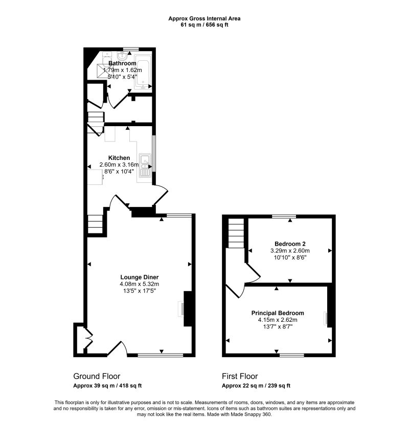 2, High Street, Ventnor floorplan