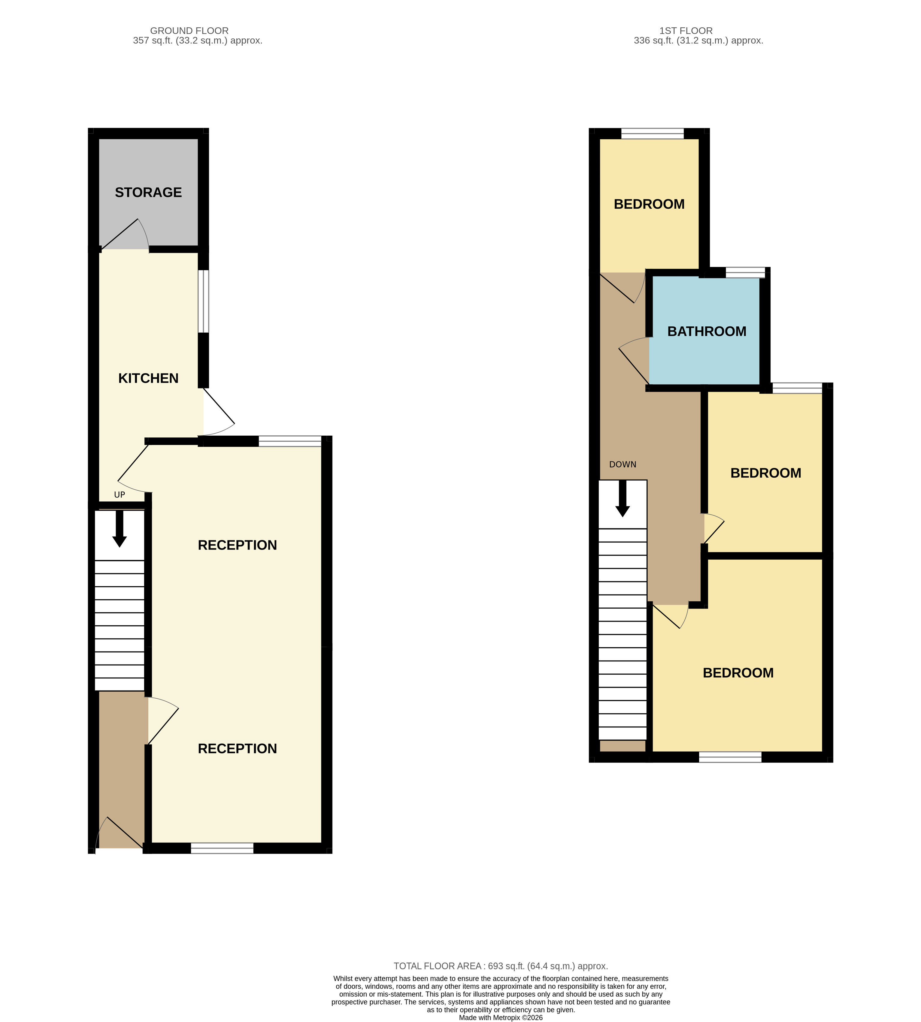8, Willow Brook Road, Leicester floorplan