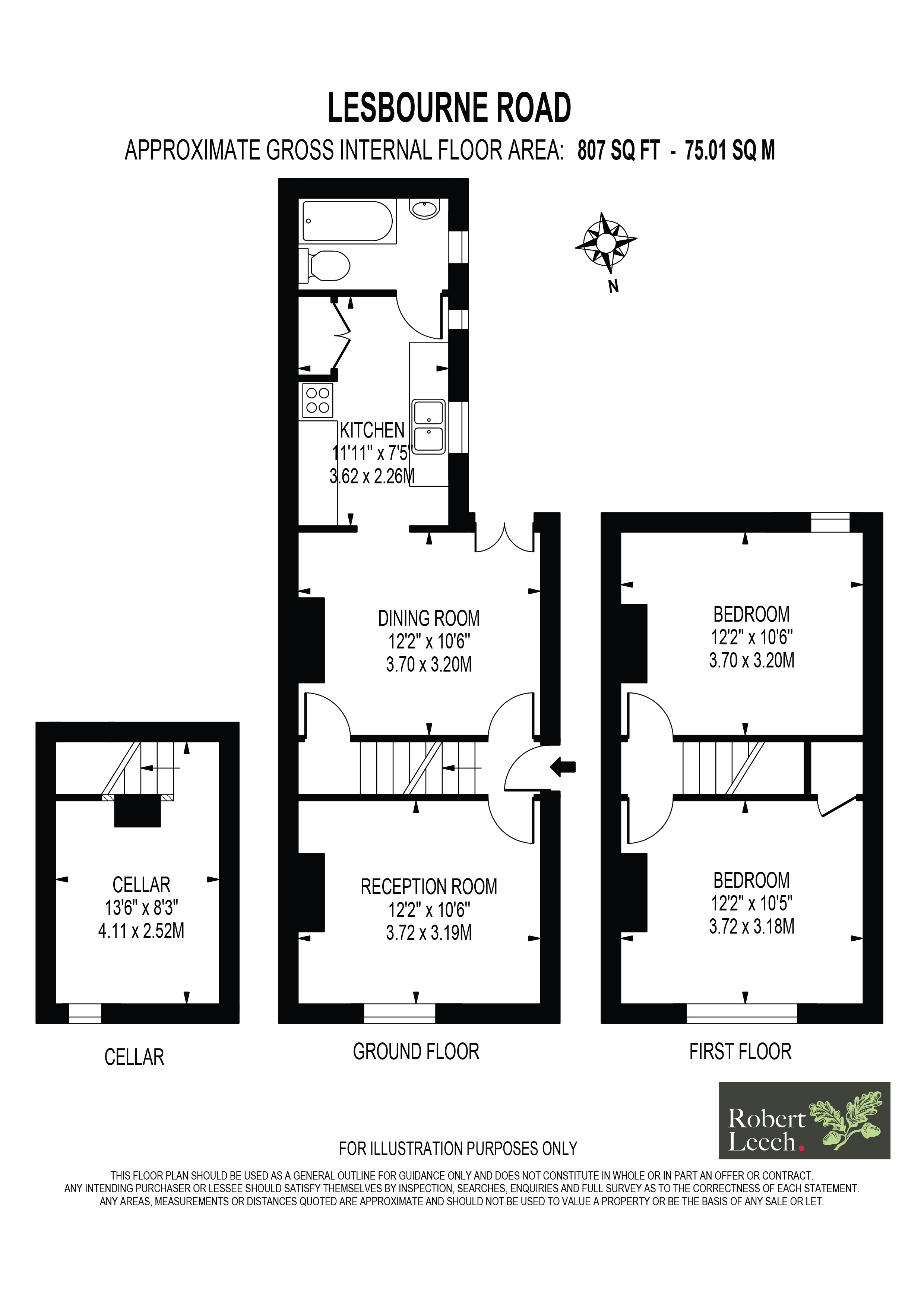 Lesbourne Road, Reigate RH2, 2 bedroom end terrace house for sale