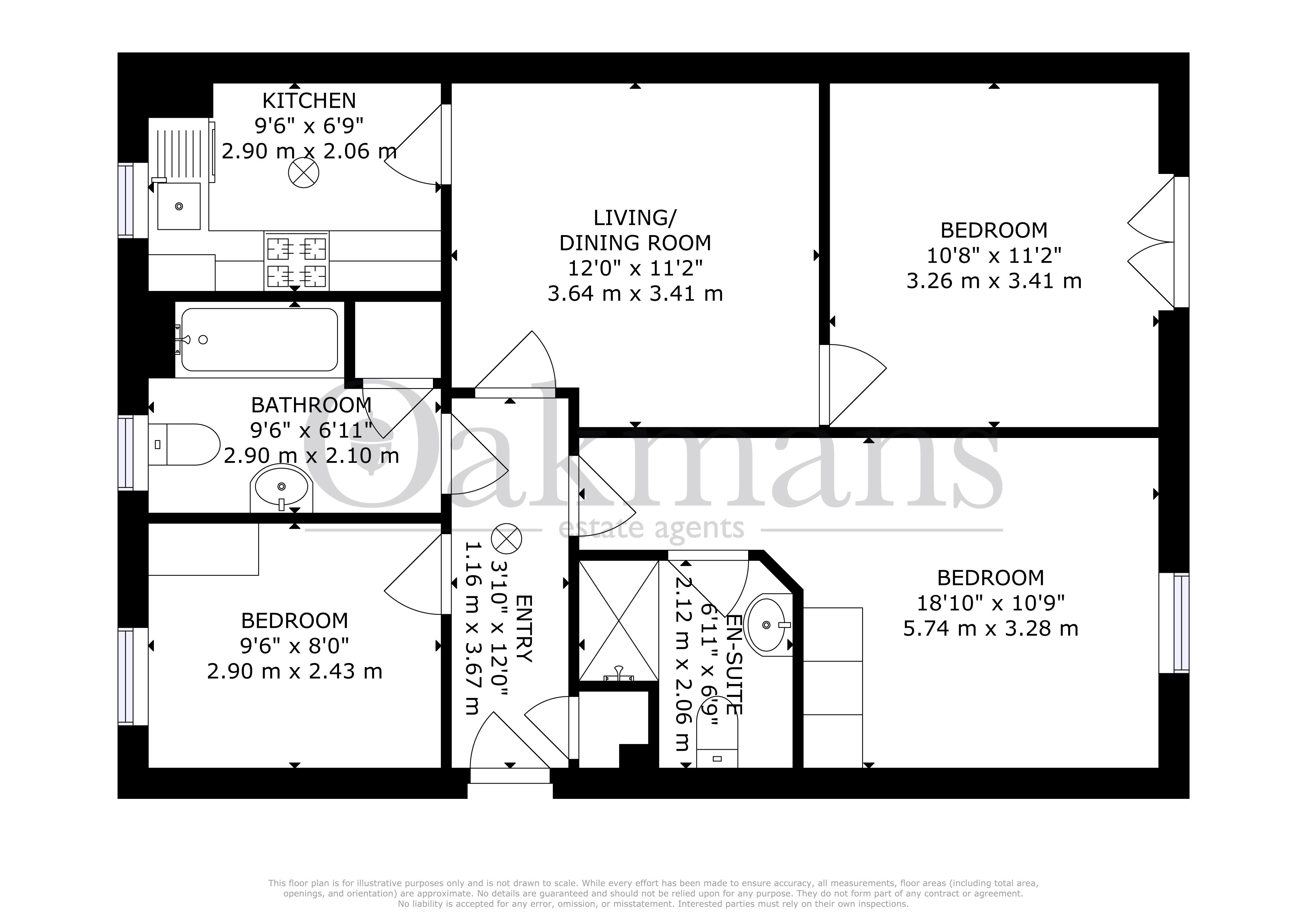 APARTMENT 10, BOURNBROOK COURT, BIRMINGHAM floorplan