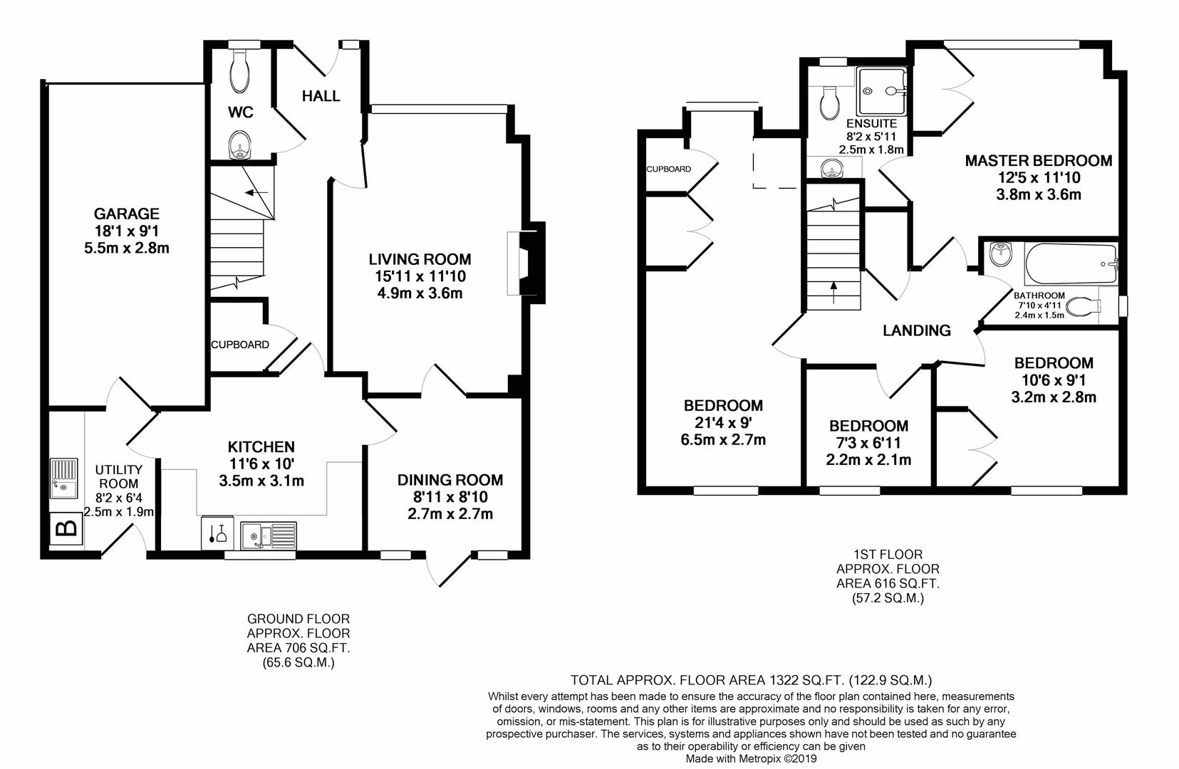 36, Woodfield Way, Reading floorplan