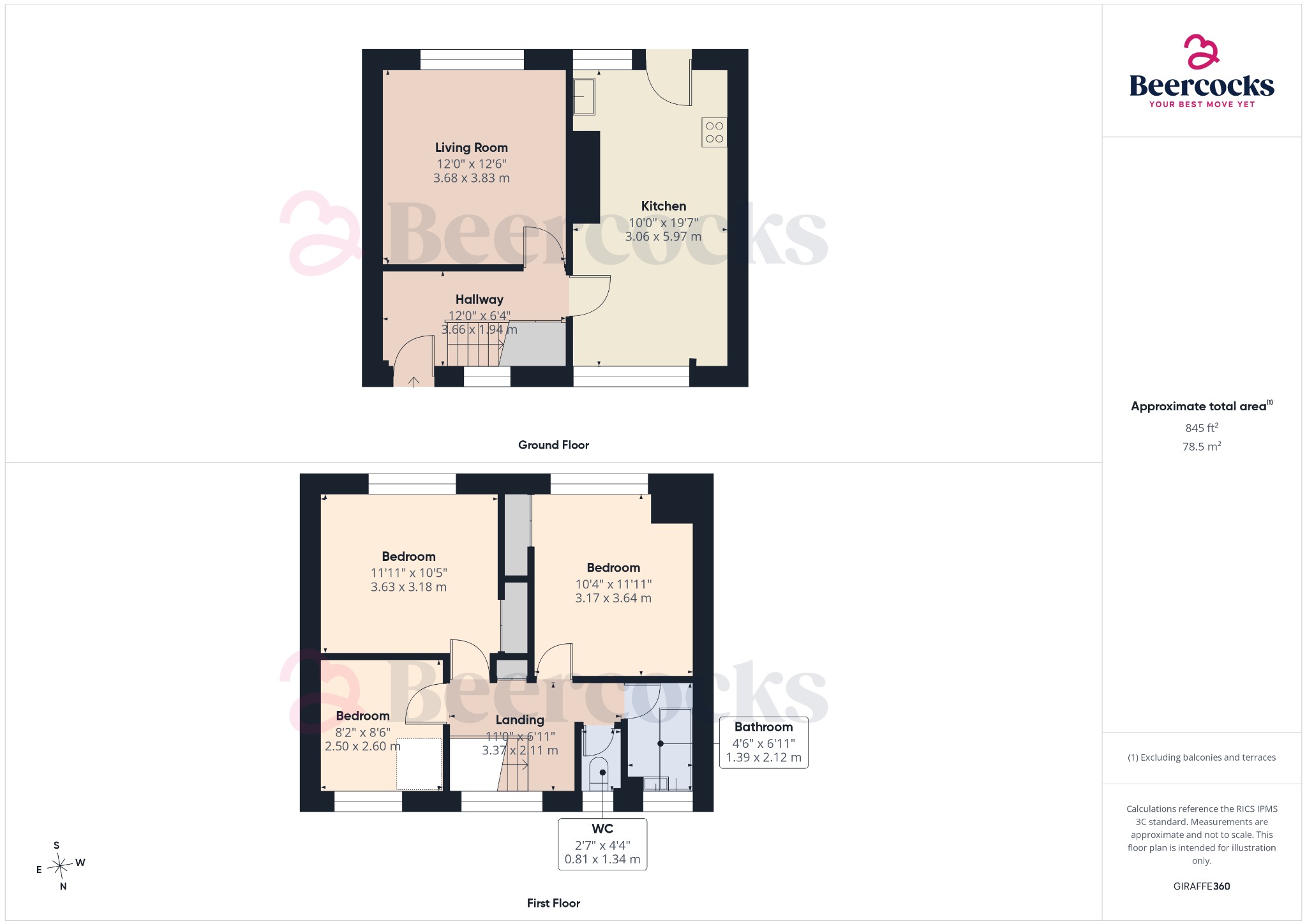 50 Troutsdale Grove, Hull, East Riding of Yorkshire floorplan
