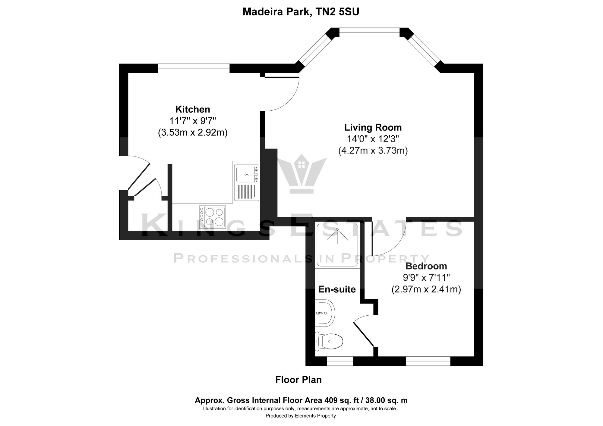 Madeira Park, Tunbridge Wells TN2, 1 bedroom flat to rent 66159235