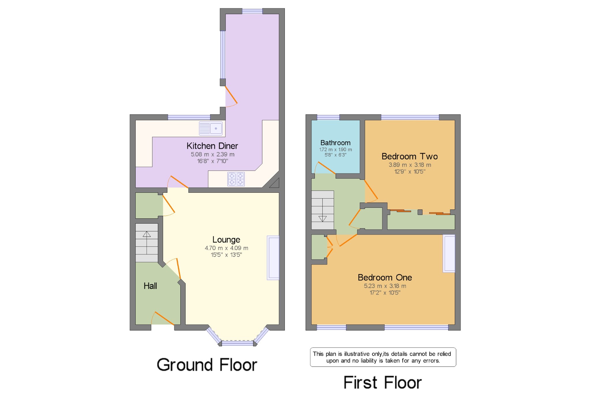 Conway Avenue, Warrington, Cheshire WA5, 2 bedroom terraced house for