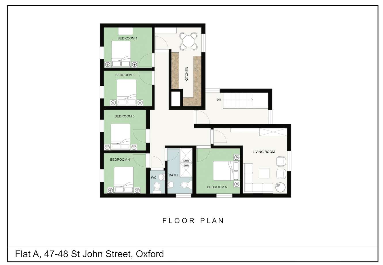 47, 48, St John Street, Oxford floorplan
